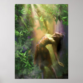 FAIRY DANCER DANCER I LJUSLJUSET POSTER