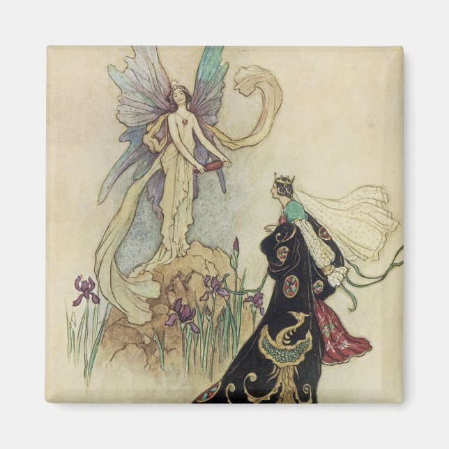 Fairy Där välkomnade Hennes Majestät Magnet (Framsidan)