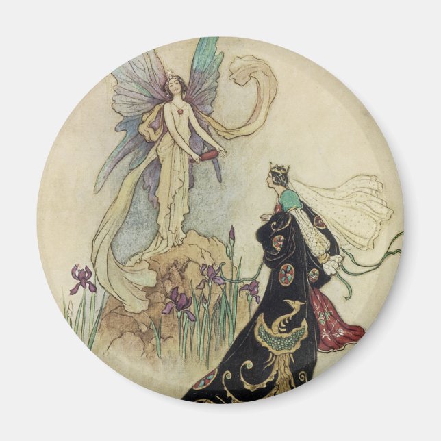 Fairy Där välkomnade Hennes Majestät Magnet (Framsidan)