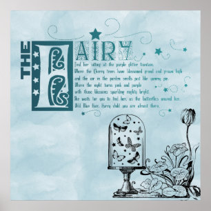 Fairy Dikt Garden Poster