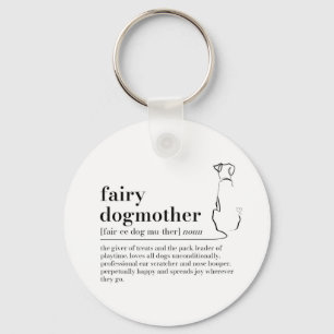 Fairy Dogmor Definition Nyckelring, Hund-gåvor Nyckelring