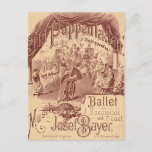 Fairy Doll Ballet - Die Puppenfee - Josef Bayer Vykort