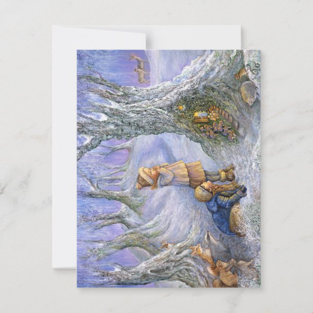 "Fairy Door" Helgdag 2022 Notecard Anteckningskort (Framsida)