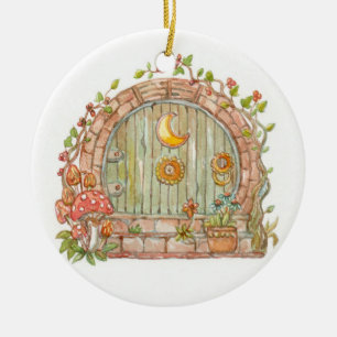 Fairy Door Julgransprydnad Keramik