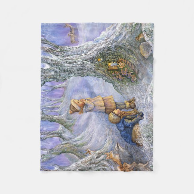 "Fairy Door" Small Fleece Blanket (Framsidan)