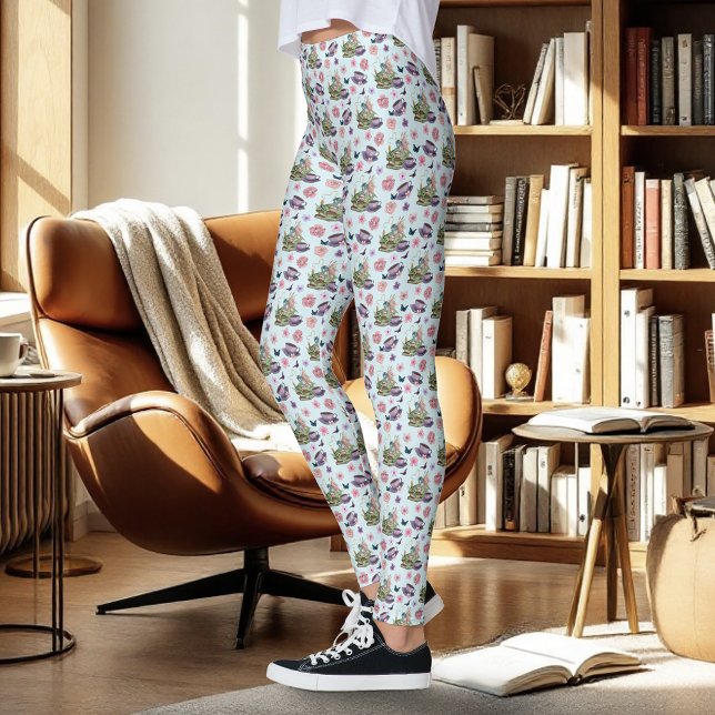 Fairy Dragon Books Tea Friendship  Leggings (Skapare uppladdad)