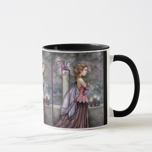 Fairy Dragon Kaffemugge av Molly Harrison Mugg (Höger)