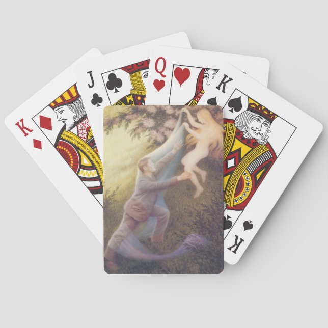 Fairy Dream (av Theodor Severin Kittelsen) Casinokort (Baksidan)