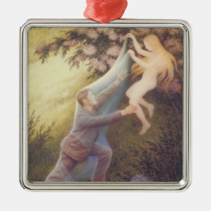 Fairy Dream (av Theodor Severin Kittelsen) Julgransprydnad Metall