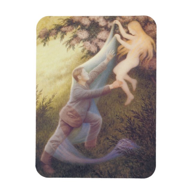 Fairy Dream (av Theodor Severin Kittelsen) Magnet (Vertikal)