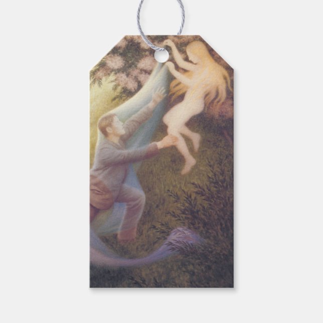 Fairy Dream (av Theodor Severin Kittelsen) Presentetikett (Framsidan)