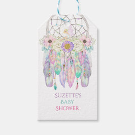 Fairy Dream Catcher Arrow Feathers Rosett band Presentetikett