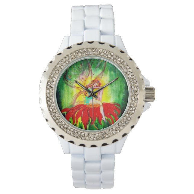 FAIRY DREAMING ON A RED FLOWER ARMBANDSUR (Framsida)