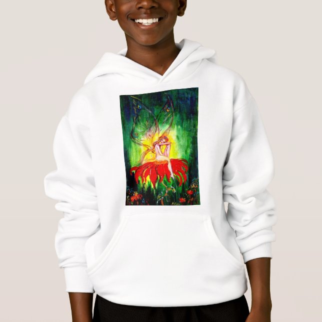 FAIRY DREAMING ON FLOWER T SHIRT (Framsida)