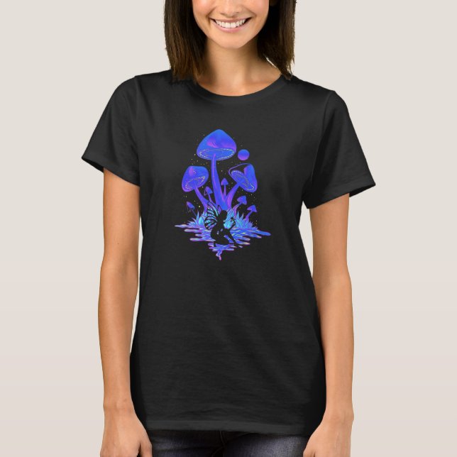 Fairy Dust Mushrum Ro Fairycore Goblincore Fae T Shirt (Framsida)