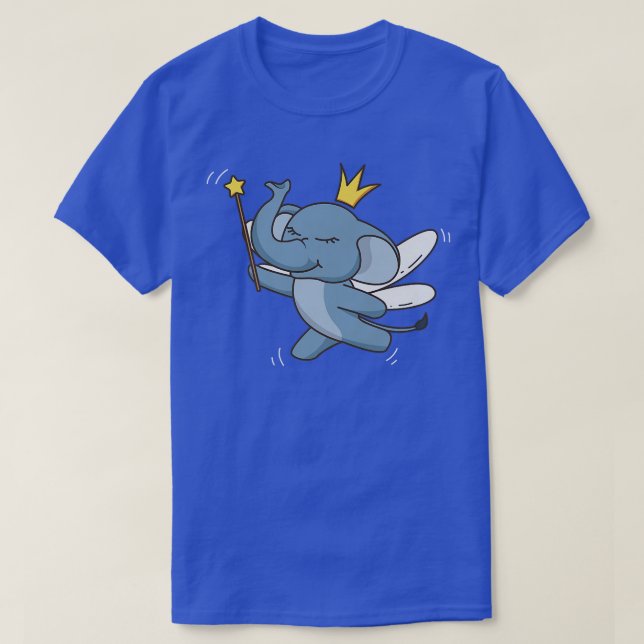 Fairy Elephant Wildlife Mystical Animal Elephant F T Shirt (Design framsida)