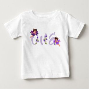 Fairy Enchanted Forest Girl en Birthday Baby T Shirt