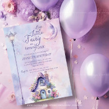 Fairy Enchanted Garden Rosa Lila Birthday