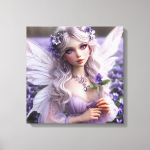 Fairy Fairy in Violes Canvastryck