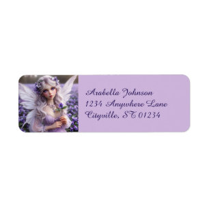 Fairy Fairy in Violes Returadress Etikett