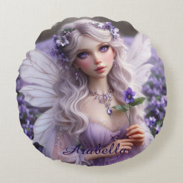 Fairy Fairy in Violes Rund Kudde