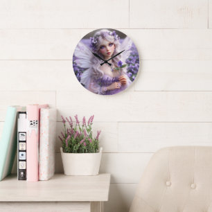 Fairy Fairy in Violes Stor Klocka