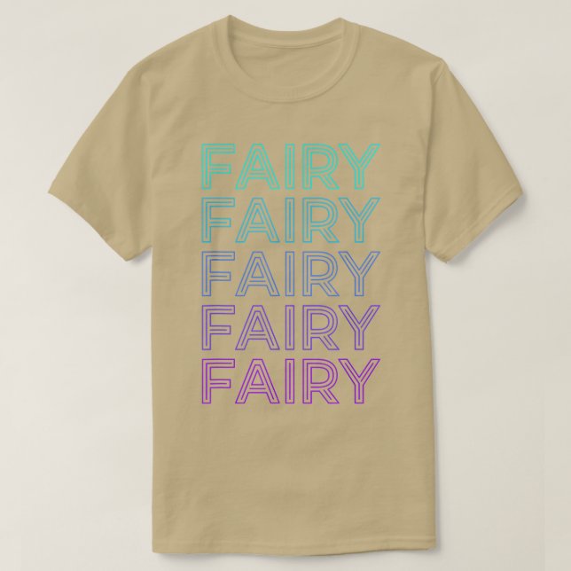 Fairy Fairycore Retro T Shirt (Design framsida)