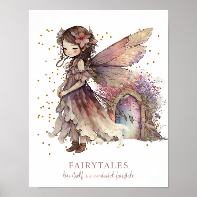 Fairy Fairytales Soutramed Art Poster (Framsidan)
