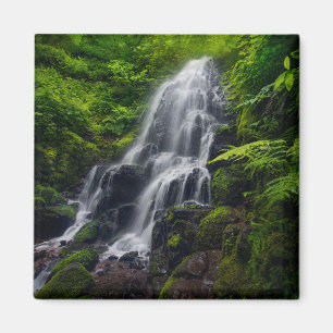 Fairy Falls Colombiaflodens kanjon Oregon. Magnet