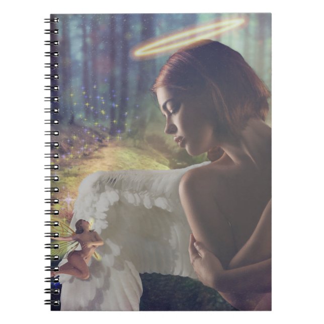 Fairy Fantasy Art Anteckningsbok (Framsidan)