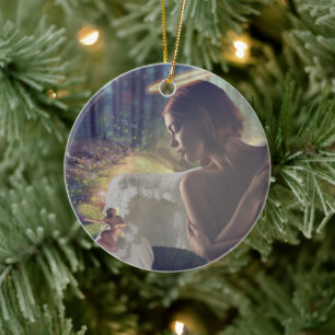 Fairy Fantasy Art Julgransprydnad Keramik