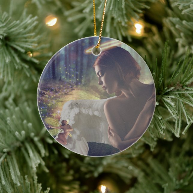 Fairy Fantasy Art Julgransprydnad Keramik (Träd)