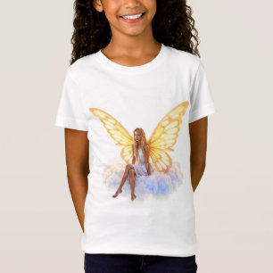 Fairy fantasy blonde Flickmoln sitta magisk T Shirt
