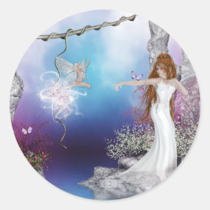 Fairy Fantasy Elf Magic Stickers Runt Klistermärke