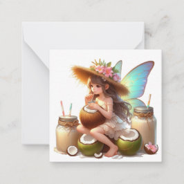 Fairy Fantasy Note Card Anteckningskort