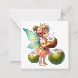 Fairy Fantasy Note Card Anteckningskort