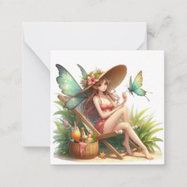 Fairy Fantasy Note Card Anteckningskort