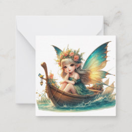 Fairy Fantasy Note Card Anteckningskort