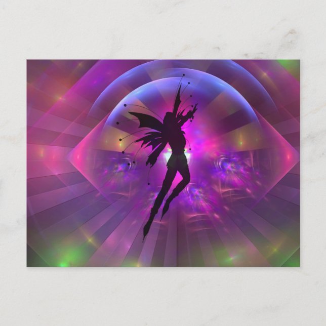 Fairy Fantasy Vykort (Framsida)