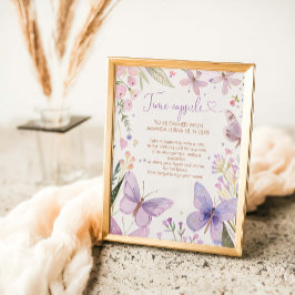Fairy First Birthday 1 Birthday Time Capsule Poster
