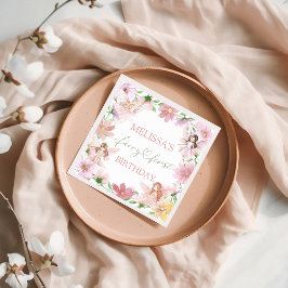 Fairy First Birthday Paper Napkins Pappersservett