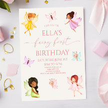 Fairy First Enchanged Älvors 1st Birthday Party