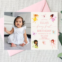 Fairy First Enchanged Älvors 1st Birthday Party