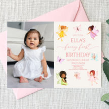 Fairy First Enchanged Älvors 1st Birthday Party
