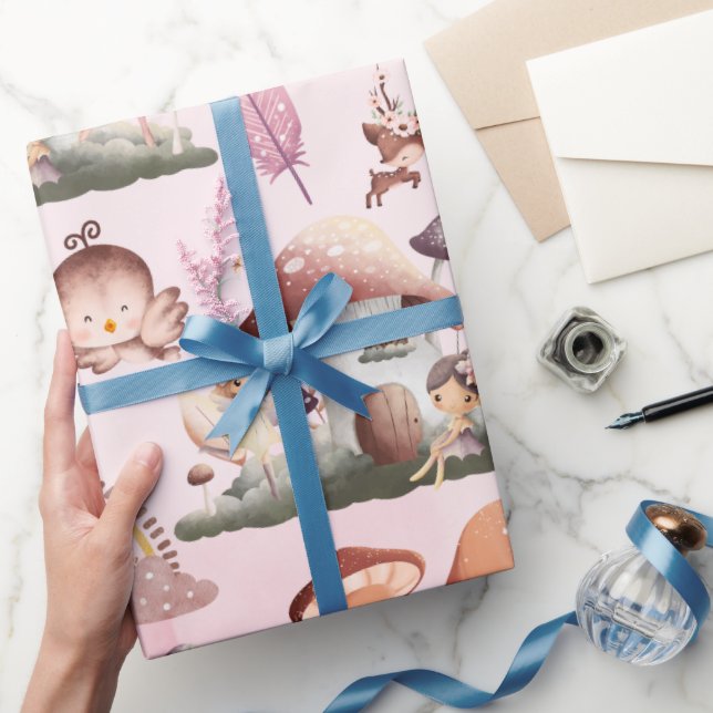 Fairy First Girl's 1st Birthday Presentpapper (Gifting)
