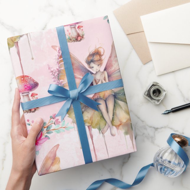 Fairy First Girl's 1st Birthday Presentpapper (Gifting)