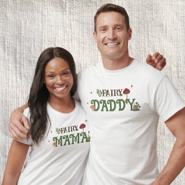 Fairy First Parents Pappa Birthday T Shirt