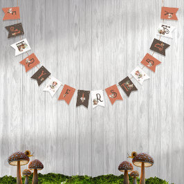 Fairy First Woodland Animals Mushroom 1 Birthday Vimplar