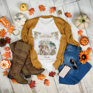 Fairy First Woodland Animals Mushroom Birthday Mam T Shirt