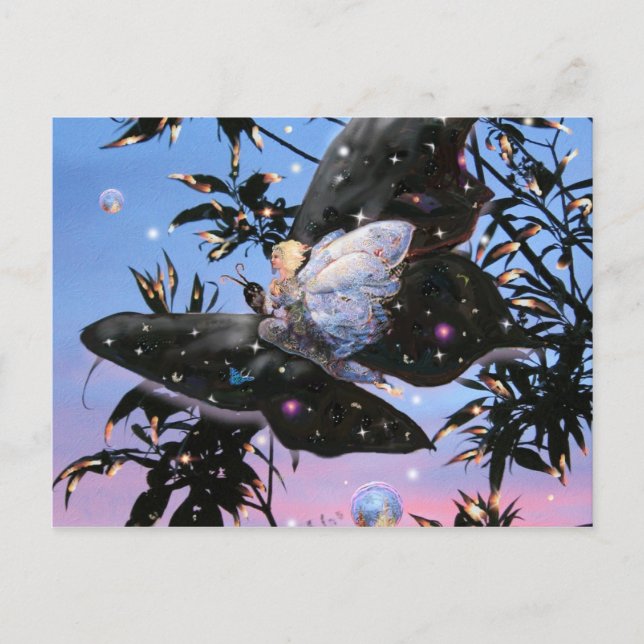 Fairy Flight! Vykort (Framsida)